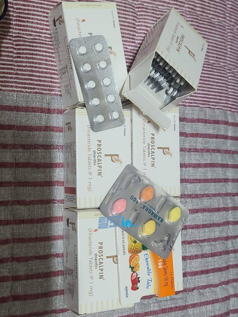 프로스칼핀 600정 photo review