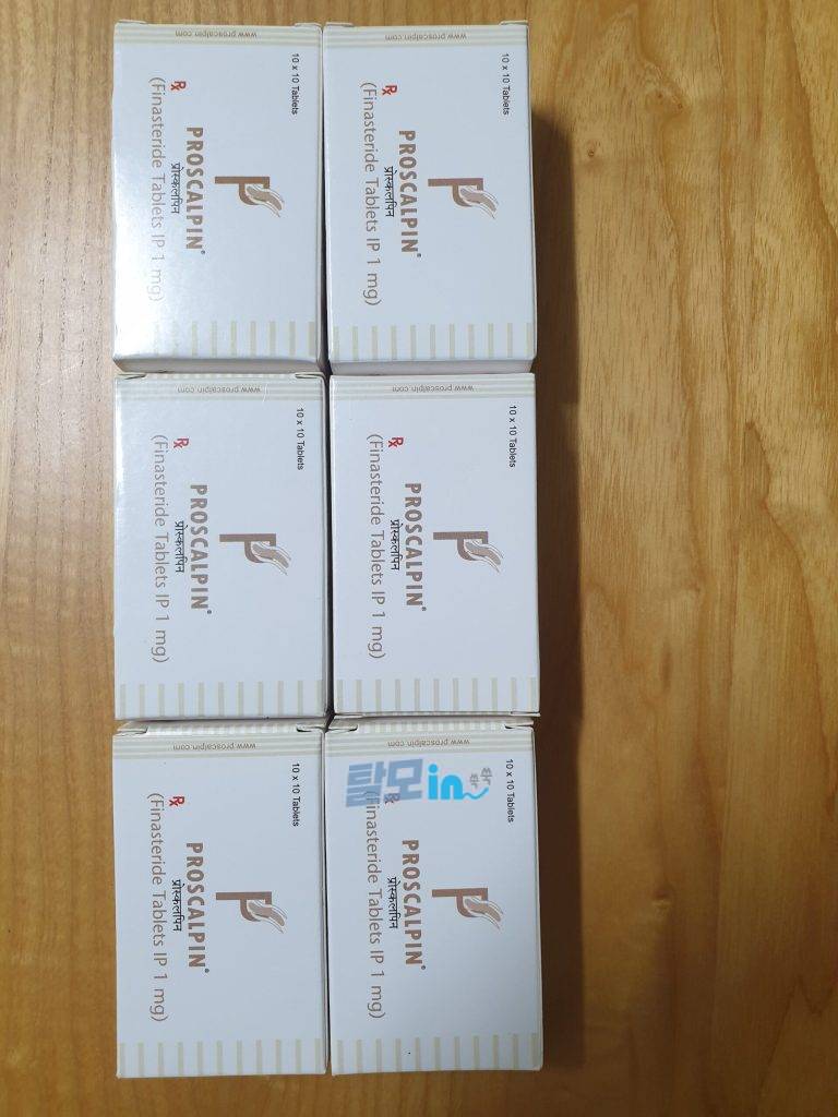 프로스칼핀 600정 photo review