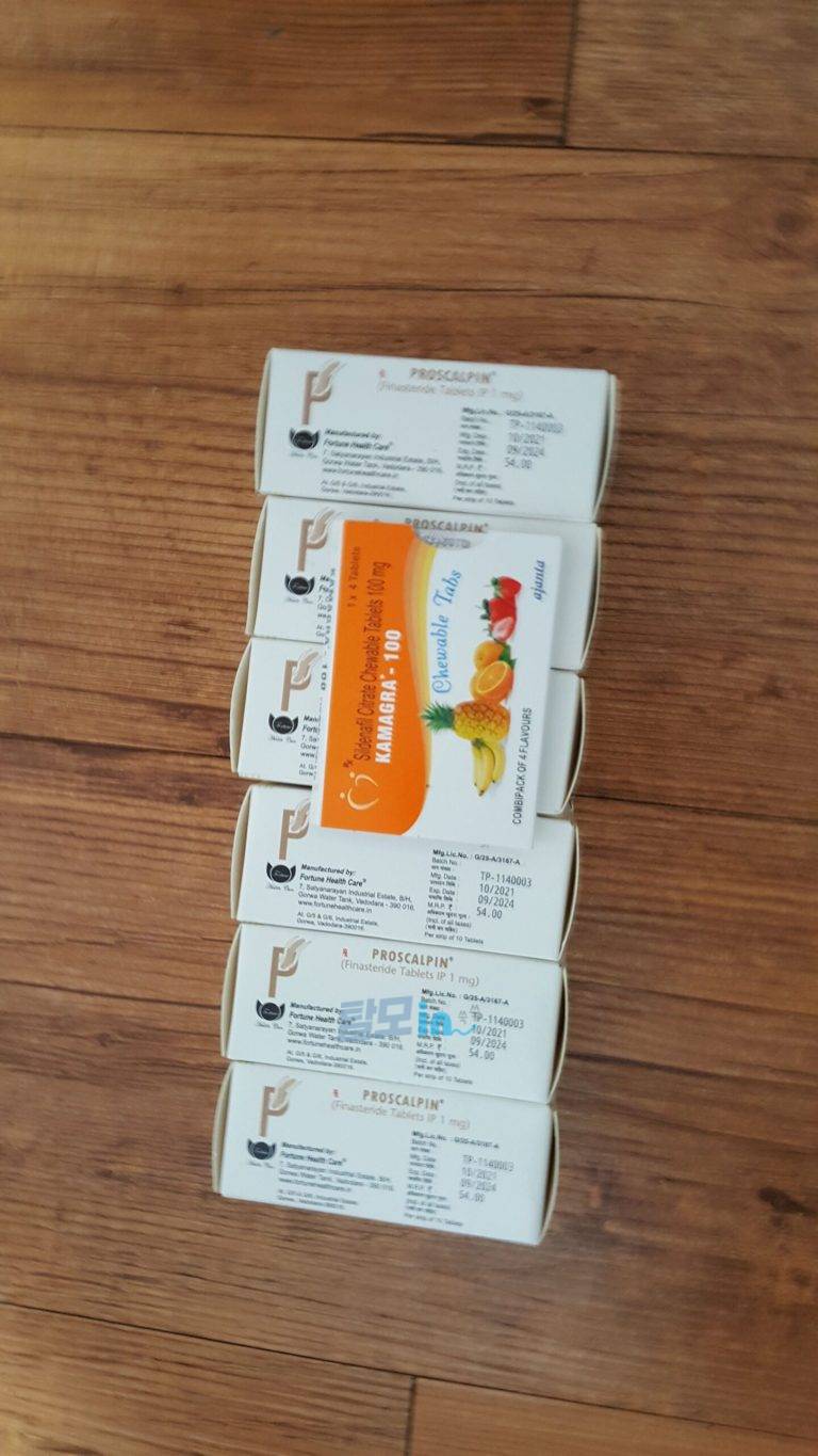 프로스칼핀 600정 photo review