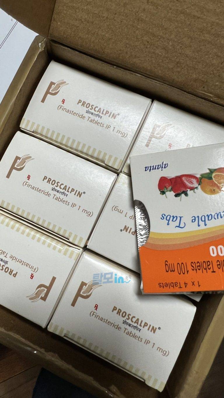 프로스칼핀 600정 photo review