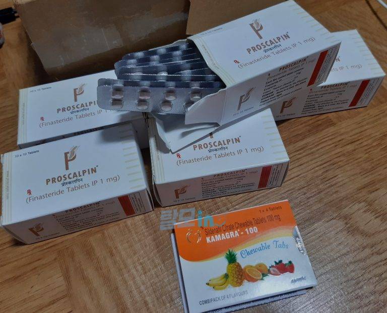 프로스칼핀 600정 photo review