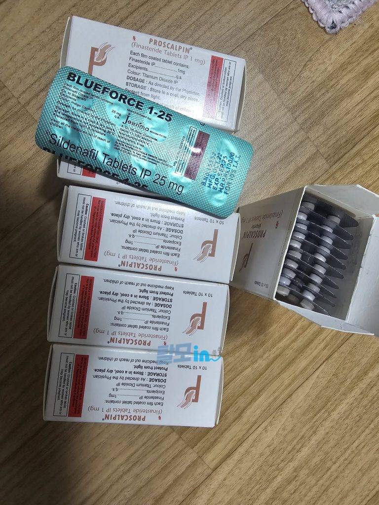 프로스칼핀 600정 photo review