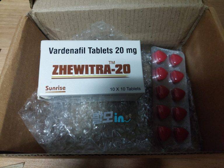 Zhewitra 20mg 100정 - 레비트라 바데나필 photo review
