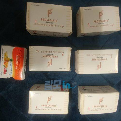 프로스칼핀 600정 photo review