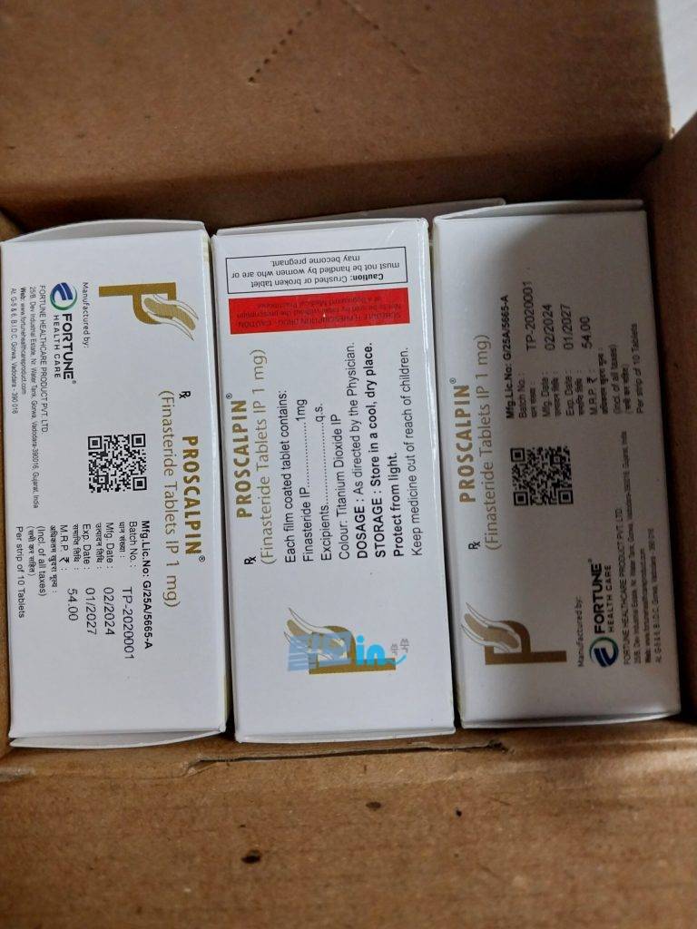 프로스칼핀 600정 photo review