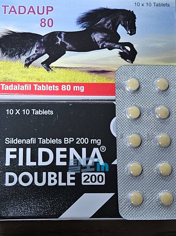 필데나 더블 200mg 100정 photo review